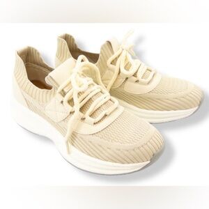 Women's Khaki Knit Sneakers